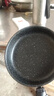【亏本清仓】韩式麦饭石色不粘锅平底锅铁锅电磁炉不带盖 黑色小煎锅 16cm 实拍图