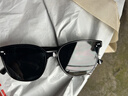 GM明星同款墨镜男女通用高级感新款潮流防晒网红太阳镜 黑框 F款 实拍图