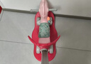 幼贝臣儿童木马摇摇马玩具婴儿大号摇马宝宝健身户外两用木马多功能摇马 新可爱马波尔多红+靠背+推杆 实拍图