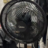 美的（Midea）【超级单品】七叶轻音立式电风扇家用柔风落地扇台式桌面小型风扇大风量节能摇头宿舍电扇 SAF30AB 实拍图