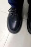 孚尼奴皮鞋男黑色春夏商务正装休闲小皮鞋上班男鞋子年轻人英伦风 简约黑 40 实拍图