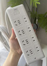 德力西开关插座面板 CD601系列 118型四位五孔20孔插座面板 雅白 实拍图