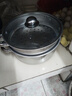 汤锅不锈钢上蒸下煮蒸包子煮面条锅电磁炉燃气灶通用火锅煮锅锅具 【90%人选择】上蒸下煮 24cm 实拍图