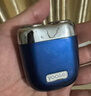 有色（yoose）剃须刀合金电动刮胡刀迷你便携亲肤旋转式 男士生日礼物送男朋友老公胡须刀礼盒 MINI 2.0 午夜蓝 实拍图