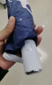 七麦麦全自动三折雨伞学生儿童晴雨伞环扣手柄可挂书包圆角防戳雾蓝色 实拍图