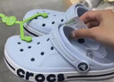 卡骆驰（CROCS）贝雅卡骆班洞洞鞋轻便耐磨一脚蹬休闲鞋女鞋时尚沙滩鞋|205089 矿物蓝-4JQ 36 /37(220mm) 实拍图