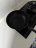 三禾无涂层不粘炒锅炒菜锅无油烟钛合金钛锅具30cm天穹黑配钢铲LC30S1 实拍图