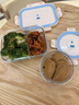 COOKSS玻璃饭盒上班族学生微波炉加热便当盒保鲜盒分隔餐盒保温袋套装 实拍图