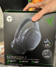 Razer雷蛇 梭鱼X头戴式游戏耳机耳麦带麦克风电脑电竞无线USB-Type C跨平台兼容送男友礼物 梭鱼X黑色(Type-C 2.4G无线跨平台兼容) 实拍图