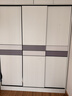 白浅【免费安装】衣柜卧室储物柜子移门衣橱简易推拉门大衣柜 【三门】1.6米主柜+顶柜 实拍图