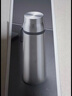 京东京造保温杯 男士女户外大容量闷茶焖泡水杯子 316不锈钢金属灰500ml 实拍图