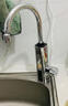 奥克斯（AUX）电热水龙头热水器加热水龙头快速热水变频恒温厨房下进水 【大屏数显】电镀银+漏保插头+万向喷头 实拍图