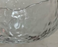 安买 水果蔬菜锤纹玻璃沙拉碗 北欧式ins风透明玻璃水果盆AM1340 晒单实拍图