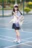 安奈儿童运动鞋男女童羽毛球鞋2026夏季中大童网面比赛训练鞋轻便跑 紫色 【旋转纽扣】 35 实拍图