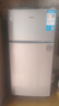 日普（RIPU）小冰箱迷你小型双门家用一级能效宿舍出租房办公室节能省电冷藏冷冻电冰箱 【一级能效】76升银色【小巧不占地】 实拍图