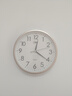 康巴丝（Compas）挂钟客厅静音简约客厅石英钟表挂墙时钟 c2855 金色 26cm直径 实拍图