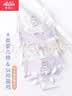 爱莉儿&欧萝拉儿童内裤6-12岁女童发育期纯棉三角不夹屁屁小学生青春期四条装L 实拍图