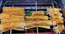 乐串电烧烤炉 烤肉锅电烤盘家用全自动烤串机2-5人电烧烤炉多功能可拆电烤架烤肉盘涮烤一体自动旋转 （双层烧烤+定时+自动旋转）珍珠白AS6- 2层 实拍图
