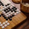胜旅围棋楠竹圆角棋盘套装19路棋盘361颗五子棋象棋三合一露营出游 实拍图