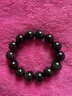 石玥珠宝精品16mm彩虹眼天然黑曜石手串本命年转运珠水晶手链男女士款 实拍图