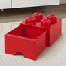 乐高（LEGO）®经典抽屉款收纳盒 玩具积木储物盒生日礼物 2*2 黄色 实拍图