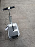爱尔威（Airwheel）电动行李箱可骑行智能拉杆登机箱可坐可代步20英寸SL豪华版一银 实拍图