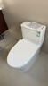 九牧（JOMOO）马桶 家用虹吸式马桶大冲力节水坐便器 防臭瞬冲 易洁抗菌马桶 行业爆款-双旋暴风冲11370-305坑 实拍图