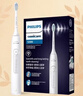 飞利浦（PHILIPS）声波电动牙刷钻石3系 情侣款送男生/女友礼物 生日礼物 微泡水流 白色 HX5181/01 实拍图