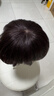 佰丝堂假发女短发全头套式短直发中老年妈妈整顶发套真发均码（深棕色） 实拍图