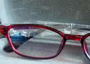 玉品堂防蓝光老花镜男老光眼镜TR超轻大框花镜女7912红100度京东自营 实拍图