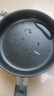 【亏本清仓】韩式麦饭石色不粘锅平底锅铁锅电磁炉不带盖 黑色小煎锅 16cm 实拍图