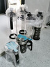 WCZ德国玻璃油壶厨房油瓶油壸家用油嘴流畅倒油大调料瓶酱油醋组 耐热避光加标签+防滑底座 倒油壶 700ml 实拍图