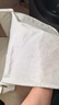 自然屋天山棉麻衣服收纳箱棉被整理箱大视窗衣物储物百纳箱 奶杏色-100L 实拍图