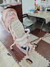 丸丫T6-2遛娃神器高景观婴儿推车可坐可躺轻便折叠可换向千禧粉PLUS 实拍图