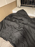 雅鹿床上四件套磨毛床单被套单人学生宿舍被罩床笠全套水洗棉床品套件 深灰+浅灰 1.8m 床单款 四件套-被套180*220cm 实拍图