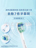 飞利浦（PHILIPS）电动牙刷头官方原装适配钻石3/7/9系列刷柄 亮白 欧洲进口 3支装HX6063/67 白色 实拍图