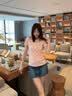 安踏冷萃T丨多彩短袖休闲百搭亲肤T恤女装夏季新款透气正肩运动上衣 【经典大logo】杏粉红 -3 | 3A抗菌 M /女165 实拍图