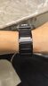 竞技者适于华为手表watch4/Pro表带watch3pro/GT5/GT4/GT3/GT6磁吸钛金属不锈钢手表带男款高级46/48 黑色-磁吸链式22mm接口 实拍图