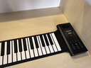 特伦斯手卷钢琴便携式88键专业版加厚编曲键盘成人口袋电子钢琴HQA88 88键黑色标准版 实拍图