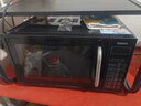 格兰仕家用微波炉微烤一体机烤箱光波炉700瓦节能省电 20升平板易清洁 快速解冻智能菜单DG 黑色（微波烧烤一体） 实拍图