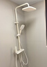 惠达卫浴淋浴花洒套装精铜主体增压花洒家用卫生间沐浴洗澡惠达花洒 TS106奶白新品-高颜值大置物【精铜】 实拍图