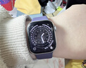Apple/苹果 Watch S11 智能手表GPS+蜂窝款42毫米银色铝金属表壳雾紫色运动型表带M/L MF9J4CH/B 实拍图
