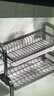 京严厨房置物架碗架沥水碗盘碟架台面碗筷收纳柜盒加厚材质用具大全 实拍图