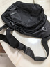 【已售300万】新款男女皮革触感胸包休闲时尚牛津布单肩包斜挎包 双层-黑色（高性价比） 实拍图
