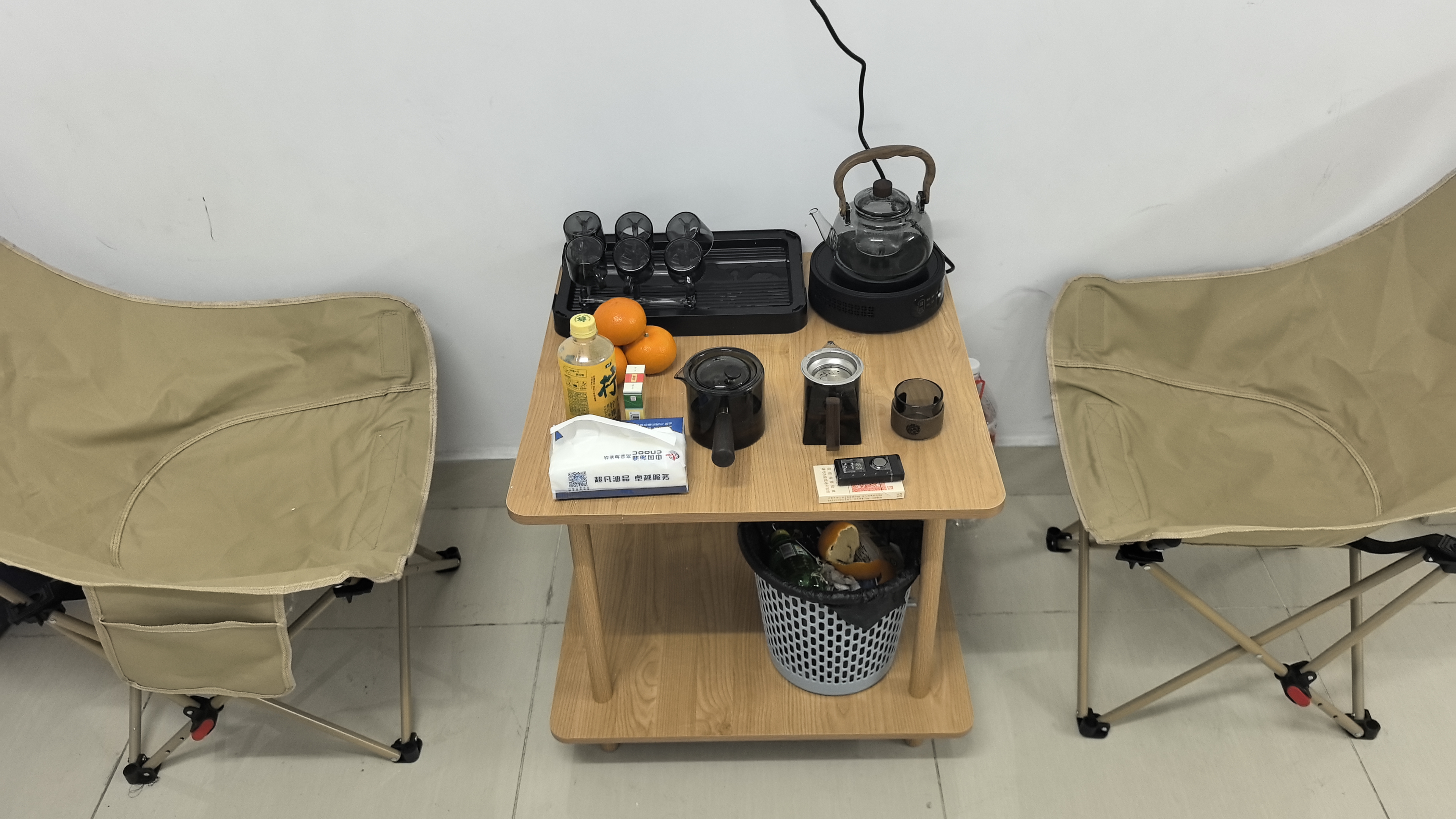 实木腿小茶几客厅简易长方形沙发边几出租屋改造家用床头置物架 原木色【60*60cm】加粗实木腿 实拍图