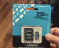金士顿（Kingston）256GB TF（MicroSD） 存储卡 U1 A1 V10 内存卡 读速150MB/s 适配无人机/运动相机/switch/监控 实拍图