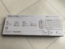 罗技（Logitech）K390无线蓝牙键盘 K380升级款无线键盘Mac笔记本平板ipad电脑静音键盘多设备超薄家用 75配列键盘 PEBBLE 2 COMBO（升级版套装-烟云灰） 实拍图
