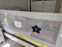 丸丫K2婴儿床围栏宝宝防摔防护栏床边防掉档板免打孔斜床头专用三面装 实拍图