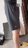 安踏速干裤丨运动短裤男春夏季冰丝凉感休闲裤五分裤篮球跑步健身裤 【升级吸湿速干+高弹力】男装灰-4 口袋拉链 XL (男适合180) 实拍图