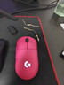 罗技（G）GPW4代无线游戏鼠标狗屁王四代朱雀鹰眼轻量化人体工学电竞机械宏FPS无畏契约送男女生礼物 GPW4代朱雀粉色 实拍图